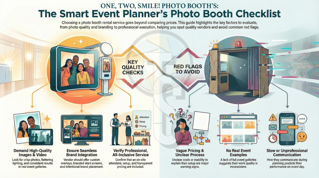 how to choose a photo booth rental One, Two, Smile! Photobooth