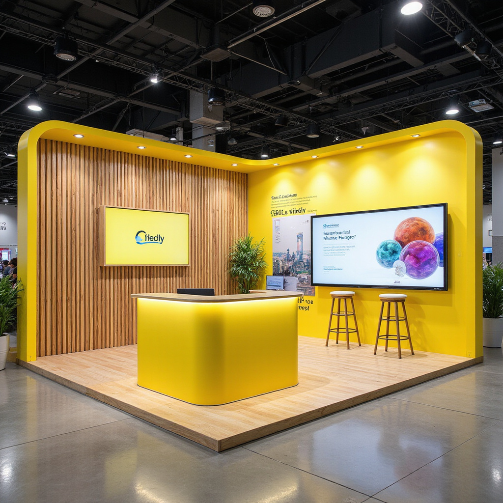 A wide-angle shot of a modern trade show booth in a spacious convention hall, featuring a bright yellow branded wall with a large digital screen, minimalist wood-slat panels, light wood flooring, a reception counter with logo, interactive graphics, two stools and a small meeting table under soft overhead lighting. exhibition photo booth rental exhibition photo booth rental green screen photo booth rental headshot photo booths convention photo booth rental exhibit photo booth rental exhibit photo booth rental photo booth photo booth exhibition photo booth rental photo booths photo booth photo booth convention photo booth rental exhibit photo booth rental photo booth photo booth photobooth exhibit photo booth rental photo booth bullet time photo booth photo booth convention photo booth rental headshot photo booth photo booth rental green screen photo booth convention photo booth rental photo booth rental photo booth photo booth convention photo booth rental photo booth convention photo booth rental photo booth rental convention photo booth rental convention photo booth rental convention photo booth rental photo booth selfie convention photo booth rental convention photo booth rental photo booth animated gifs convention photo booth rental photo booth photo booth rental photo booth rental photo booths photo booth photo booth rental photobooth exhibition photo booth rental convention photo booth rental photo booth exhibit photo booth rental photo booth video overlay photobooth convention photo booth rental convention photo booth rental exhibit photo booth rental convention photo booth rental