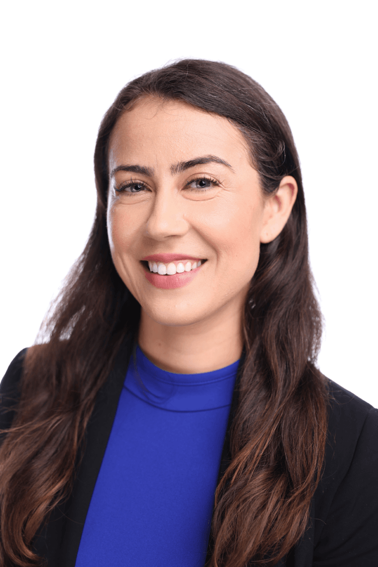 Professional corporate headshot portrait photographed on a white background in San Francisco