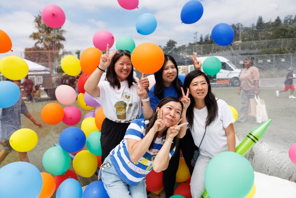Roots Community Health Balloon Dome Event in Oakland 6 Balloon Dome photo booth at the Roots Community Health event in Oakland 16 One, Two, Smile! Photobooth